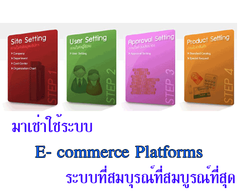 E-commerce ระบบเช่าใช้สำหรับองค์กรขนาดใหญ่ E-commerce ระบบเช่าใช้