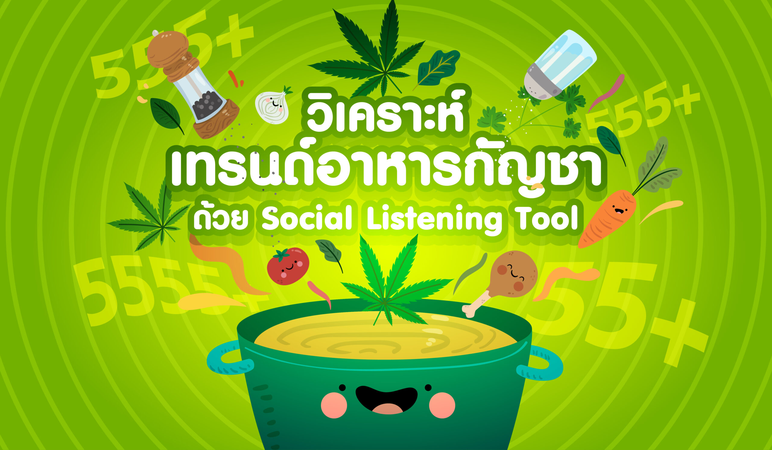 วิเคราะห์เทรนด์อาหารกัญชาด้วย Social Listening Tool