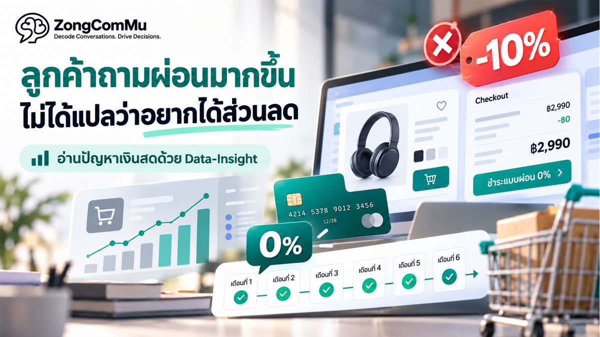 เข้าใจคนผ่อนสินค้า กับการลดราคา